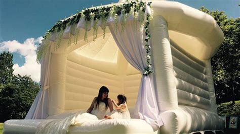 You Can Now Order Bespoke Wedding Bouncy Castles For Your