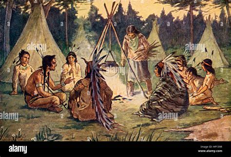 hiawatha illustration  res stock photography  images alamy