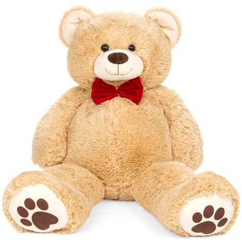 toy kid   giant soft plush teddy bear stuffed animal toy  red bow tie  ebay