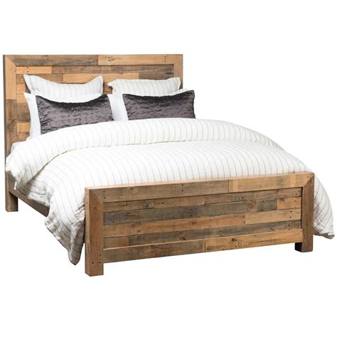 angora natural reclaimed wood king platform bed frame