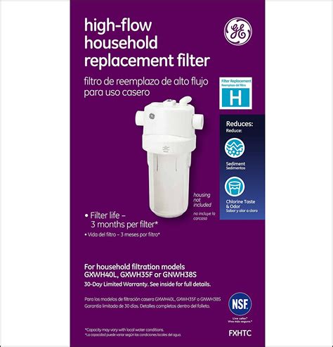 Ge Fxhtc Smartwater Whole House Filter Replacement Cartridge