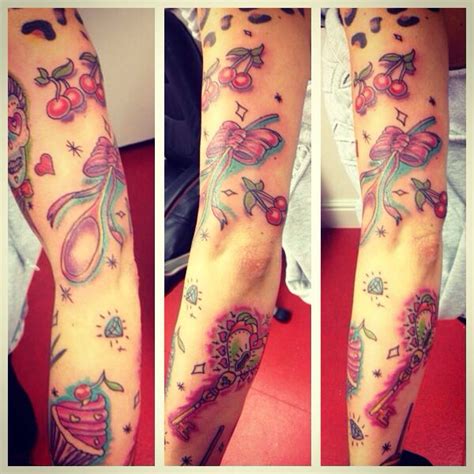 My Sleeve ️ Girly Arm Tattoo Girly Tattoos Word Tattoos Forearm