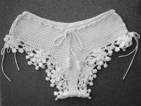 White Crochet Beach Shorts Sexy Bikini Shorts Summer Lace Etsy