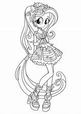 Coloring Pages Rainbow Rocks Equestria Girls Getdrawings sketch template