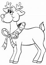 Rudolph Coloring Nosed Tulamama sketch template