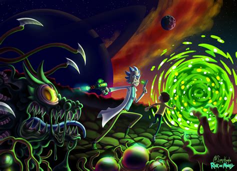 rick  morty  fan art hd tv shows  wallpapers images backgrounds   pictures