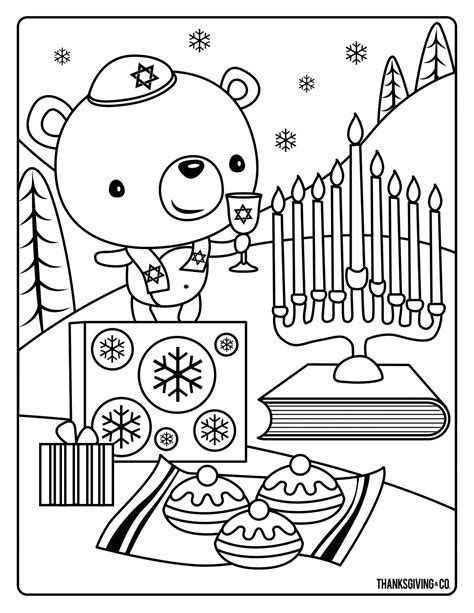 hanukkah coloring pages   print  share   kids