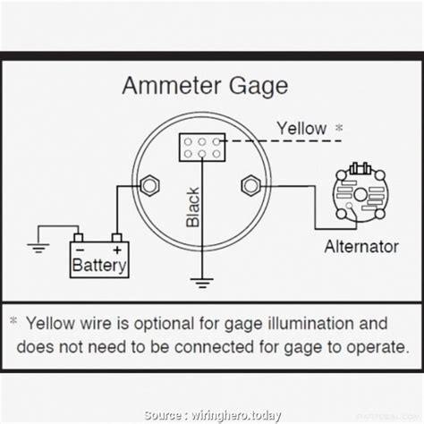 auto ammeter wiring diagram home wiring diagram