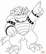 Bowser Coloring Pages Getcolorings sketch template