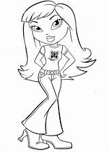 Bratz Coloring Pages Printable sketch template