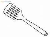 Spatula sketch template