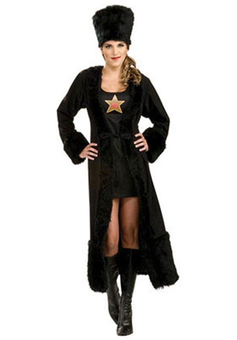 Russian Woman Costume Black Black Costume Russian Costume Women S