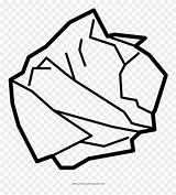 Crumpled Arrugado Lined Pinclipart Pikpng Glue Clipground sketch template