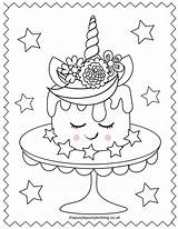 Unicorn Coloring Pages Printable Colouring Cake Sweet Super Ice Cream Kids Book Sheet Thepurplepumpkinblog Color Rainbow Cupcake Stars Cone Print sketch template