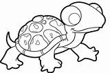 Turtle Coloring Pages Cartoon Drawing Baby Cute Sea Turtles Clipart Printable Cliparts Color Library Getcolorings Collection Outline Paintingvalley sketch template