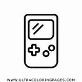Game Coloring Boy Controller Pages sketch template