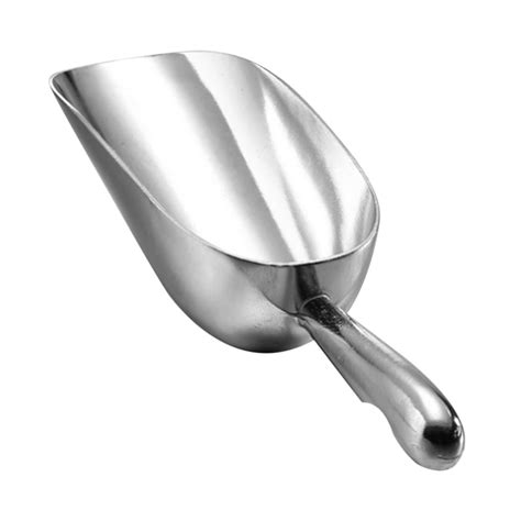 multifunctional aluminum alloy oz ice shovel food tea sugar shovel  supermarket bar silver