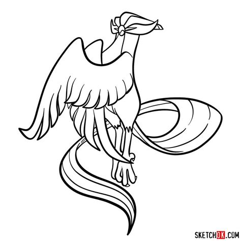 draw articuno galarian form pokemon coloring pages galarian