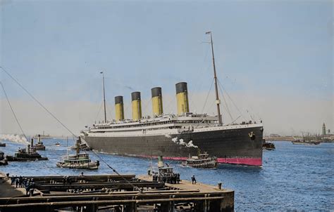 rms olympic arrives   york  arrival   whit flickr