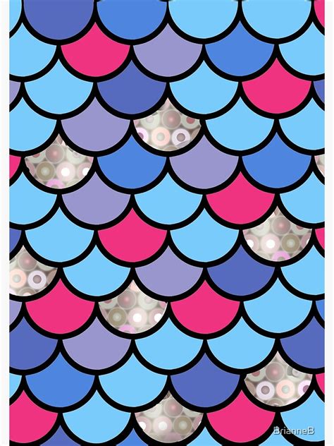 rainbow fish scales spiral notebook  brianneb redbubble