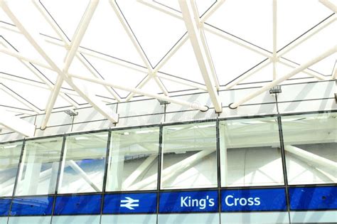 king  cross  london editorial stock image image  blue