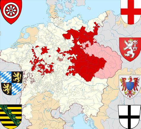 map   lands ruled   imperial electors   holy roman