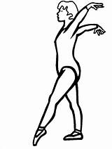 Coloring Pages Gymnastic Print Girls sketch template