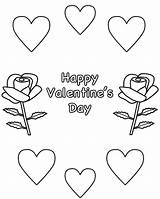 Coloring Hearts Roses Pages Valentines Valentine Flowers Rose Library Clipart Happy Choose Board Comments sketch template