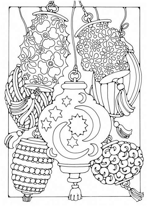 lanterns  coloring sheets doodle coloring coloring book pages
