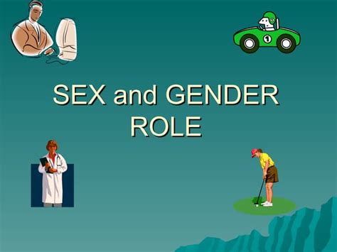 sex and gender roles ppt