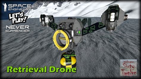 retrieval drone  space engineers modio