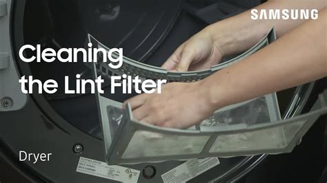 clean  lint filter   samsung dryer samsung  youtube
