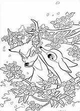 Bambi Feline Ausmalbild Ausmalbilder Faline sketch template
