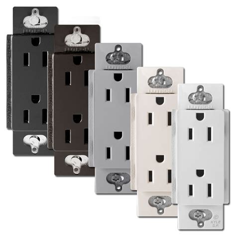 decora outlets block receptacles aa modern plugs