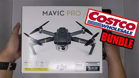 dji mavic pro aerial camera bundle costco unboxing youtube