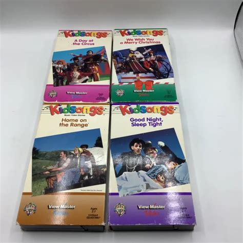 kidsongs vhs lot   good night sleep tight  video stories oop