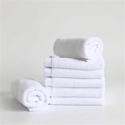 delcaofen pcs cm white hand towel hotel washcloths hand towels white cotton absorbent hand