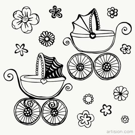 baby carriage clipart graphic clip art baby carriage coloring pages