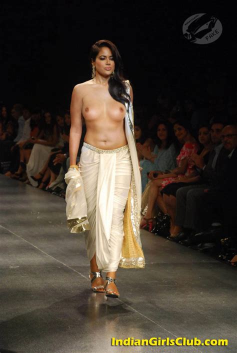 nude indian fashion show —