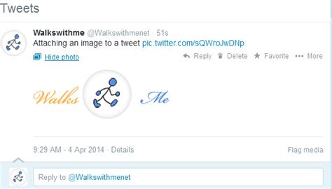 tweets with media file using oauth api in php walkswithme
