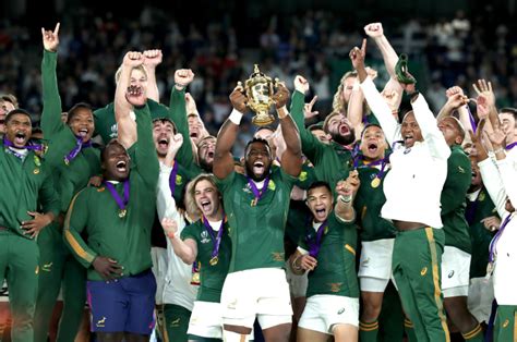South Africa Triumph In Rugby World Cup Final