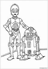 Wars Star Coloring Pages Cool Drawing Printable Color Ausmalbilder C3po Print Colouring Lego Sheet Kids Book Sheets Visit C3 Choose sketch template