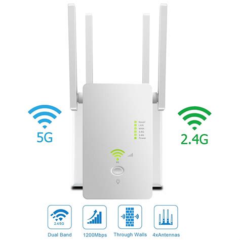 mbps wifi range extender signal booster repeater extend ghz ghz wi fi easy setup