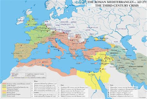the roman empire during the crisis of the third century 271 ad roman