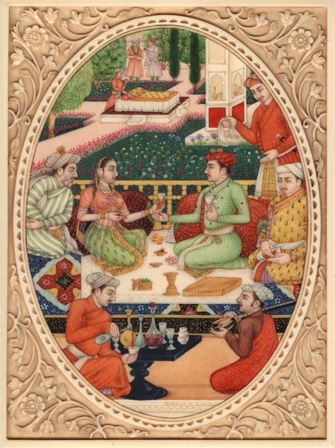 Indian Miniature Mughal Painting Handmade Dara Shikoh
