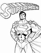 Coloring Superman Comic Book Pages Color Marvel Topcoloringpages Super Man Printables Hero Logo Classic sketch template