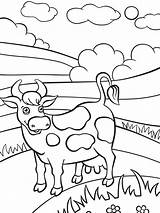 Vaca Koe Paisaje Landschap Dibujosparaimprimir Leukekleurplaten Koeien Colorea Coloración Vacas Melken sketch template