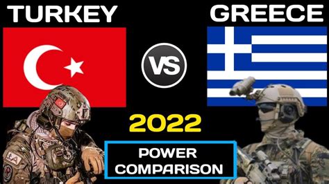 turkey  greece military power comparison  greece  turkey military power turkey