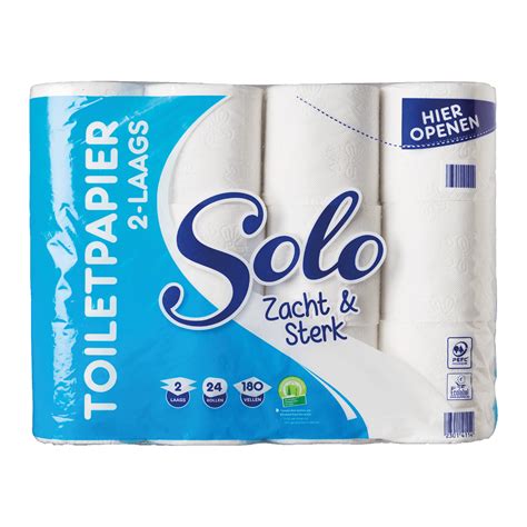 solo  laags toiletpapier  rollen voordelig bij aldi