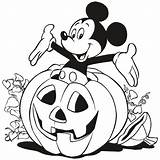 Mickey Coloring Mouse Pages Pumpkin Halloween Disney Printable Kids Print Pumpkins Sheets Inside Cute Color Came Clubhouse Fall Clipart Printables sketch template